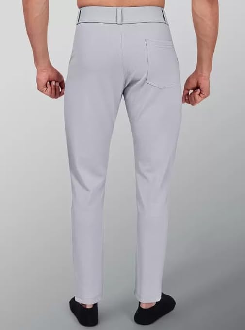 Image of Twill Lycra Men Trouser | Standard Fit Casual & Office Wear | Soft Stretchable Fabric | Comfortable Bottom Wear