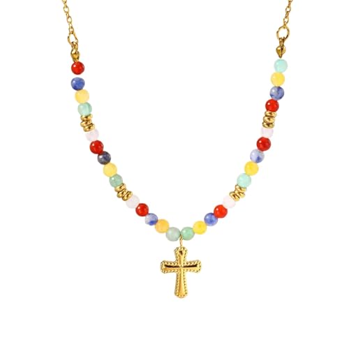 Collier de cerises en chaîne de perles rétro pour sublimer vos tenues d'été