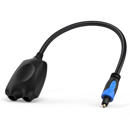 BlueRigger 1x2 Toslink Splitter
