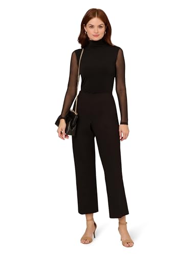 Adrianna Papell Women's Ponte Knit Pull on Pant with Kick Flare Hem4