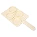 EBTOOLS Milk Sampling Tray, Milk Testing Tray, for Latent Mastitis Test Cows, with Four Plates, Animal Husbandry Supplies, 28x14x1.5cm