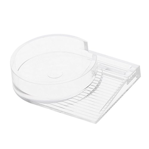 Qiman Ant Farm Food Feeder Nest Feeding Bowl Insect Ants House Water Food Bowl (L, Round)