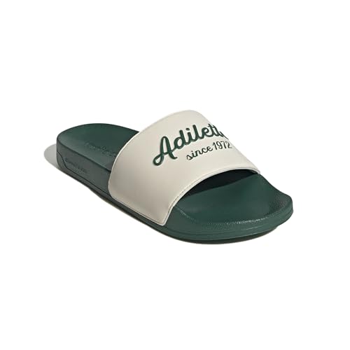Image of adidas Women ADILETTE SHOWER Synthetic Swim Slide FTWWHT /GOLDMT /BOGOLD | LUT50