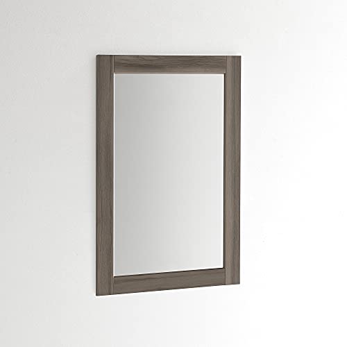 ARHome Miroir Mural, 90 x 60 cm, Frêne Rustique, Made in Italy Cover