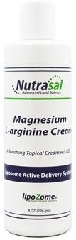 Liposomal Magnesium & L-arginine Cream - 8oz by Nutrasal