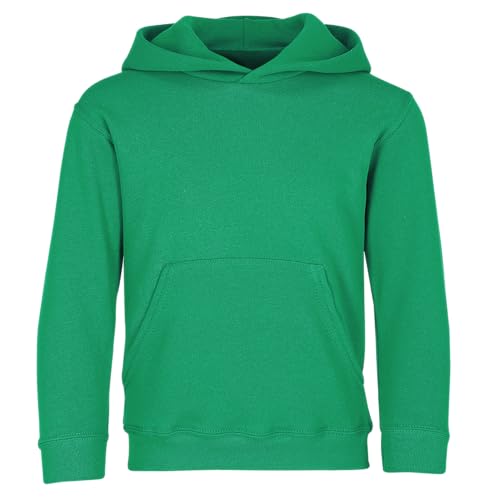 Fruit of the Loom Jungen Regular Fit Kapuzenpullover Classic Hoodie, Grün (Kelly Green 47), 164 (Herstellergröße: 14-15 Jahre)