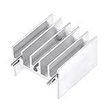 uxcell 25mm x 23mm x 16mm TO-220 Aluminum Heatsink for Cooling MOSFET Transistor Diodes with 2...