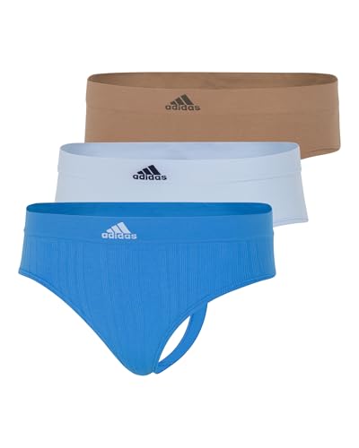 Image of adidas womens Seamless Thong Underwear 3-pack
