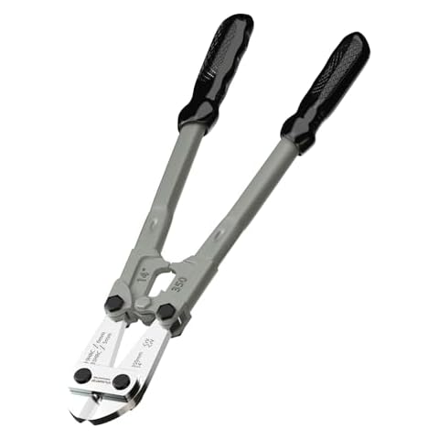 OTLOOMTBT Well-Made Industrial Grade 14 Inch Bolt Cutter, CR-V Steel Lightweight Bolt Cutters Wire Cutters, With Ergonomic Soft Grip for Cutting Fences, Chains Screws Locks Rivets and Small Padlocks Cover