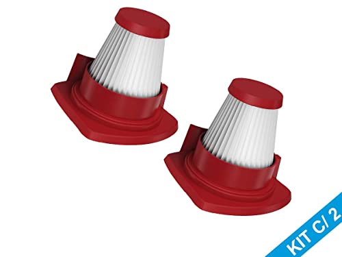 Kit 2 Filtros Hepa Electrolux Para Aspirador de Pó Vertical Power Speed Stk13 Stk13A Stk14B Stk15 Or
