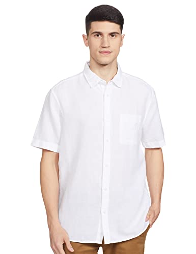 Image of Marks & Spencer Men's Solid Relaxed Fit Shirt