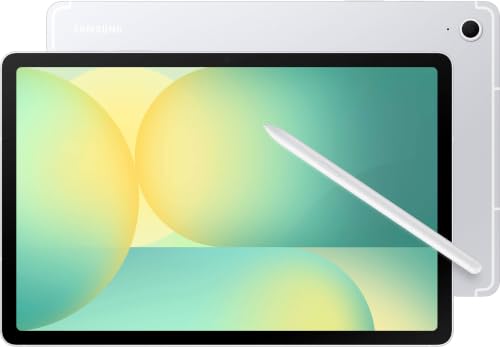 Image of Samsung Galaxy Tab S10 FE 10.9 inch Tablet, 128GB, Silver + 13-Month Axiom Care