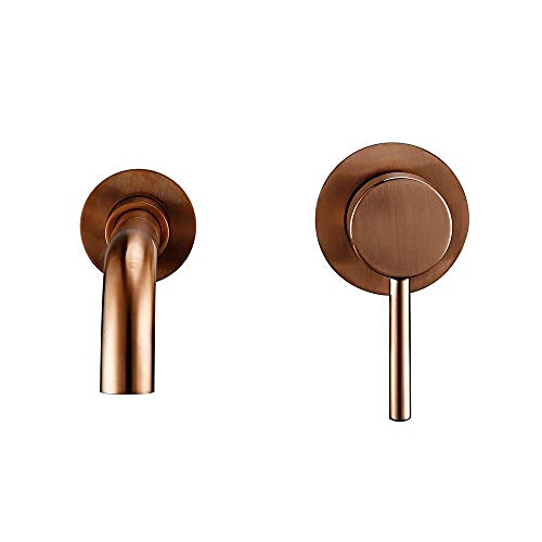 Grifo empotrado giratorio de 150mm para lavabo de baño con agua fría y caliente