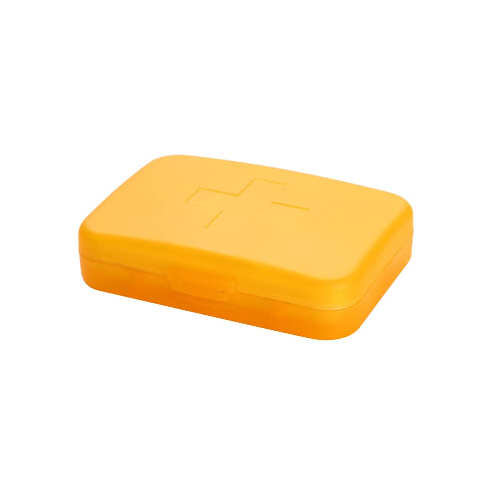 Pilulier de 7 jours, 6 compartiments, facile à ouvrir, distributeur de médicaments, boîte pratique pour vitamines, compléments alimentaires et médicaments (couleur : violet)