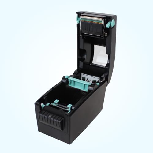 Image of McAuley Labels GoDEX DT230L Linerless Direct Thermal Printer - High-Clarity Kitchen & Retail Labels Printer - 2 inch, 300 DPI, Optional Auto-Cutter, USB /Serial /Ethernet