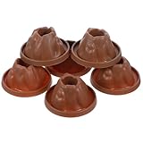 WOONEKY Modelo De Volcán En Erupción Educativo para Niños, Tamaño Pequeño, Plástico Resistente, Kit Científico DIY 6 Piezas para Experimentos Escolares y Proyectos De Ciencias En Casa