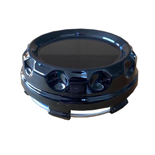DWGDP Geeignet für Mercedes-Benz AMG GT A Class C Class AMG GLC AMG Sport ML AMG, 4 Stück Radkappen Nabendeckel ABS Schwarz Außen 60mm,Black1