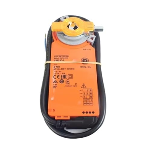 Actuador de compuerta CM230-L para solucionar fallos de flujo HVAC en conductos de edificios 2