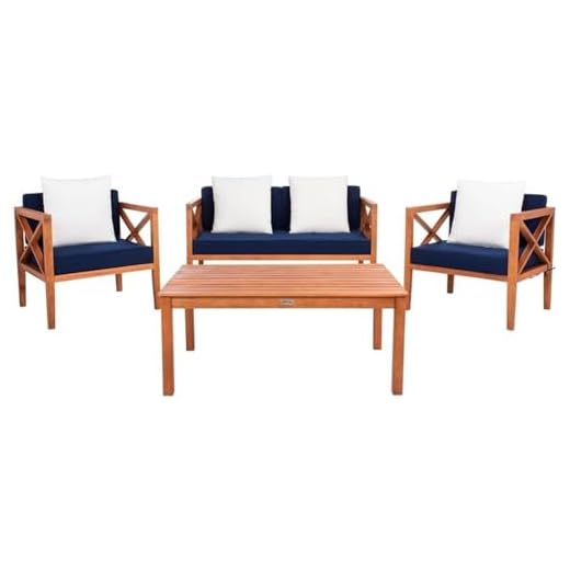 Pemberly Row Outdoor Sofa Set for Patios