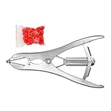 Kit de bandas de cabra, ensanchador ergonómico de acero inoxidable | Kit de bandas de castración de cabra - para etiqueta de ternera, cachorro, cola de expansión, ganado