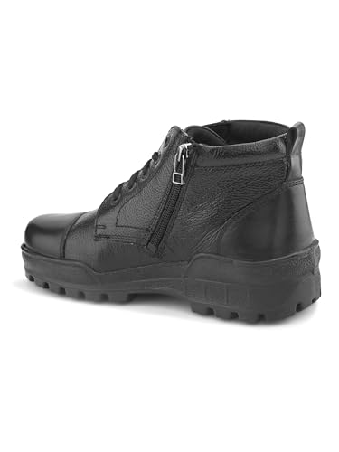 Image of TSF Men's Leather Police Boot with Zip