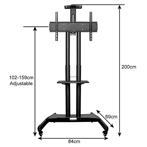 Soporte móvil para TV de 32 a 70 pulgadas con ruedas miniatura 2