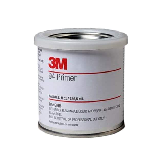 3M 94-1/2PT, Tape Primer - 1/2 Pint Can - Light Yellow. (2 Items)