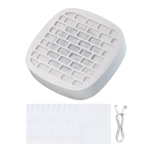 Lpoppcx Ventilador Recogedor de Polvo de Uñas - Máquina de Succión de Polvo Potente - Herramienta Recargable por USB para Manicura y - Para Salón Casa Viaje Mujeres Niñas y Exteriores