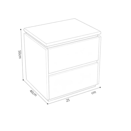 Table de chevet pour dortoir et table d'appoint de salon - 3