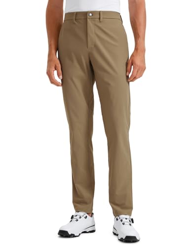 Image of CRZ YOGA All Day Comfy Golf Pants 28 inch /30 inch /32 inch /34 inch /36 inch | Decent Stretch, Wrinkle-Resistant, Casual, Slightly Tapered Leg, Flat Front, Pockets, Trousers for Men