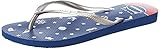 Se adapta a la perfección Havaianas Slim Nautical, Chanclas, para Mujer, Azul (Navy / Silver), 39/40 EU