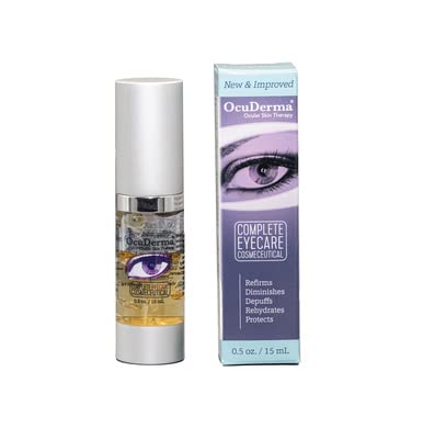 OcuDerma Ocular Skin Therapy Cream | Improve Appearance of Fine Lines and Wrinkles, Dark Circles and Puffiness | 0.5 fl oz. | 1 Pack