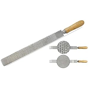 Professional Vet Farrier Tool Equine Horse Shoe Hoof Rasp Wood Handle