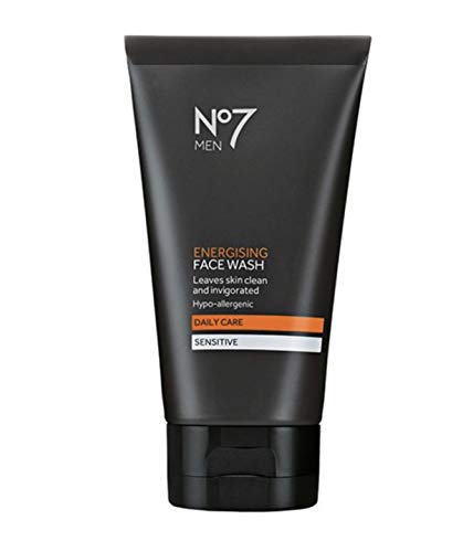 Nettoyant visage énergisants No7 Men gommage homme peau nette