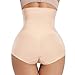 Werena Shapewear Panties for Women Tummy Control High Waisted Body Shaper Cincher Trainer Girdle Shaping Underwear (#3 Compressopn Beige,L)