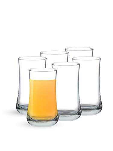 Ocean Aloha Highball Tumbler 280ml , Set Of 6,Transparent