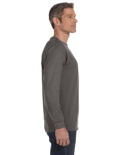 Image of Hanes Mens 6.1 oz. Tagless ComfortSoft Long-Sleeve T-Shirt (5586)