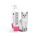 HYPONIC Hypoallergenic Premium Shampoo for All Cats - Fragrance Free Cat Shampoo for Dry Skin, Dandruff, Allergy (Scented 10.1 oz)