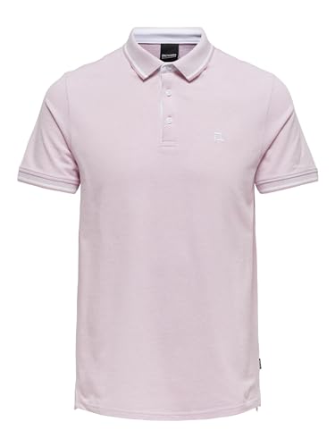 Polo Only & Sons Onsfletcher Life coupe slim en maille piquée stretch