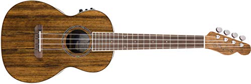 Fender Rincon Ukulélé ténor V2 Touche Ovangkol Naturel - Les Beatles, Paul McCartney, John Lennon, RIngo Starr, George Harrison Fender Rincon Ukulélé ténor V2 Touche Ovangkol Naturel