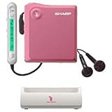 SHARP 1ビット ポータブルMDプレーヤー MD-DS33-P (ピンク系)