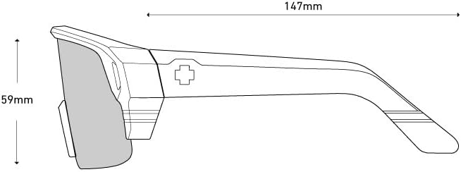 SPY Optic Monolith 5050, Cylindrical Shield Semi-rimless Sunglasses, Color and Contrast Enhancing Lenses - Image 8