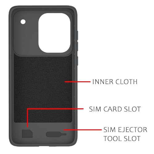 Image of Shockproof Case for Realme P4 5G | Full Camera Protection | TPU Flexible Back Cover for Realme P4 5G (Graphite Grey)