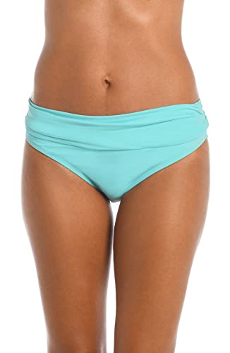 Image of La Blanca Women's Island Goddess Shirred Band Hipster Bikini Bottom