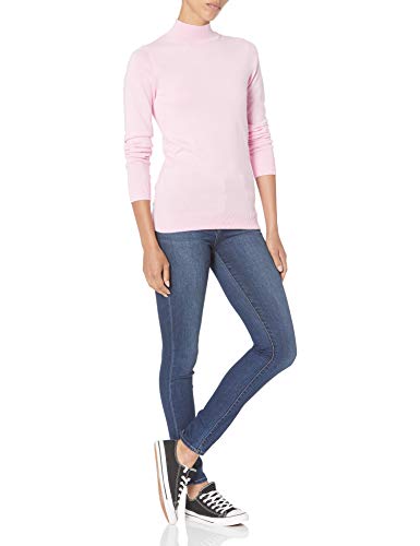 Image of Amazon Essentials Women's Lightweight Mock Neck Pullover Sweater, Regular Fit (Available in Plus Size)