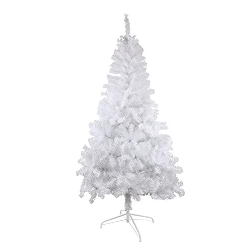 CCINEE 6ft White Artificial Christmas Tree, 700 Branch Tips Hinge...