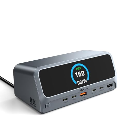 MOKiN Docking Station,13 in 1 USB C Laptop Charging Station with 2.26