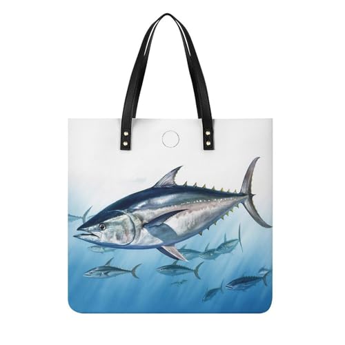 Sac à main cabas blanc en cuir imperméable pour femme 39x39 cm