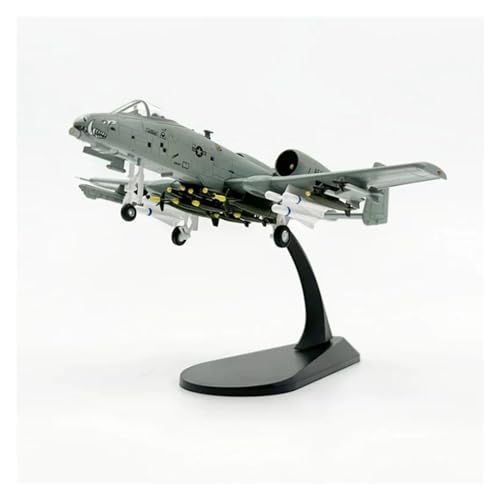 Avión A10 Thunderbolt de metal fundido a presión réplica coleccionable escala 1/100