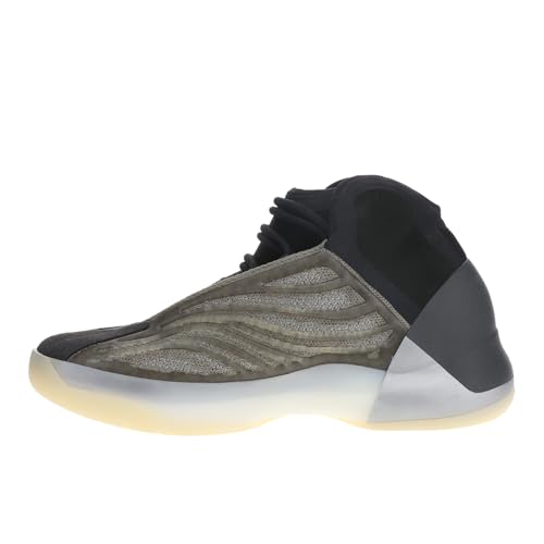 Image of adidas Yeezy Quantum Lace-Up Sneakers- Knitted Elastic Collar, Mesh Upper with RPU Cage, Boost Cushioning - Yeezy Shoes